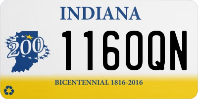 IN license plate 116OQN