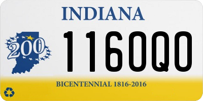 IN license plate 116OQO
