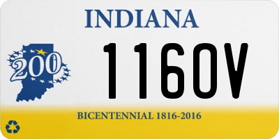 IN license plate 116OV
