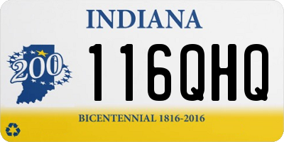 IN license plate 116QHQ