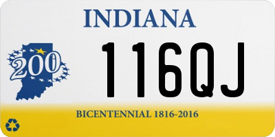 IN license plate 116QJ