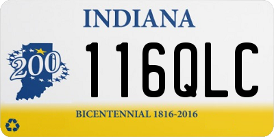 IN license plate 116QLC