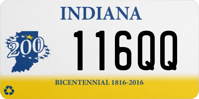 IN license plate 116QQ