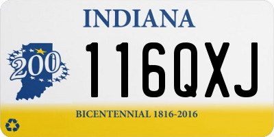 IN license plate 116QXJ