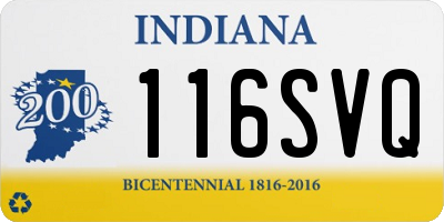 IN license plate 116SVQ