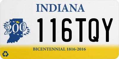 IN license plate 116TQY