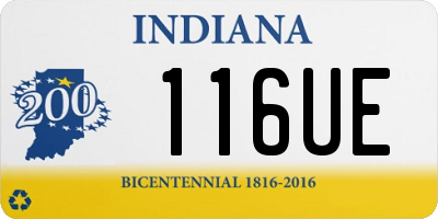 IN license plate 116UE