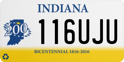 IN license plate 116UJU