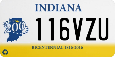 IN license plate 116VZU