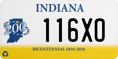 IN license plate 116XO