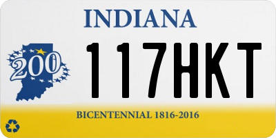 IN license plate 117HKT