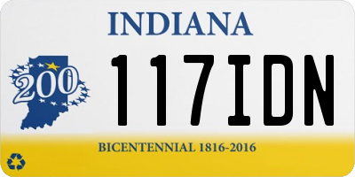 IN license plate 117IDN