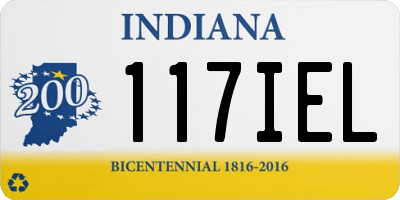 IN license plate 117IEL