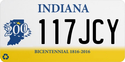 IN license plate 117JCY