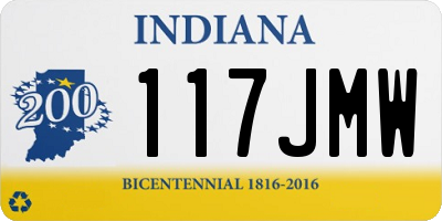 IN license plate 117JMW