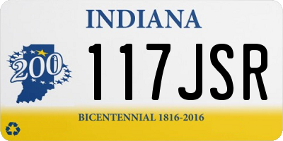 IN license plate 117JSR