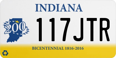 IN license plate 117JTR