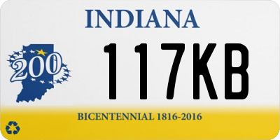 IN license plate 117KB