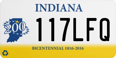 IN license plate 117LFQ