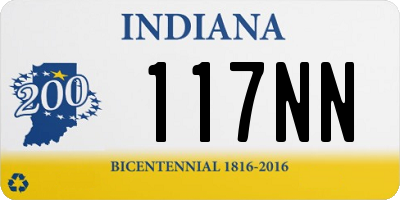 IN license plate 117NN