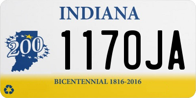 IN license plate 117OJA