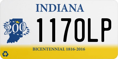IN license plate 117OLP