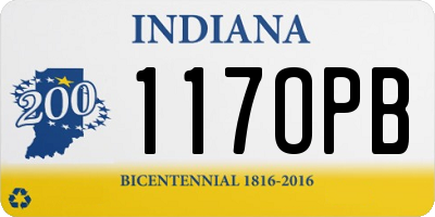 IN license plate 117OPB