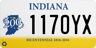 IN license plate 117OYX