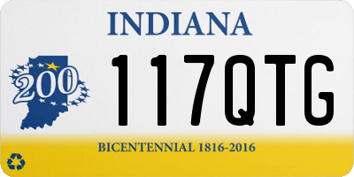 IN license plate 117QTG
