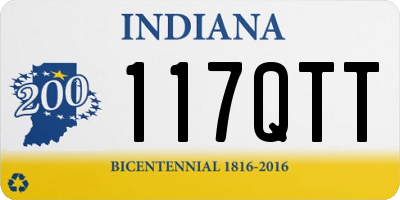 IN license plate 117QTT