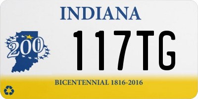 IN license plate 117TG
