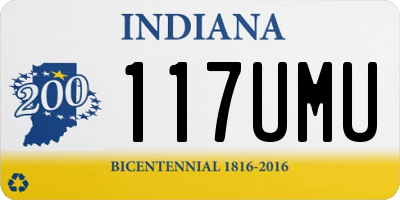 IN license plate 117UMU