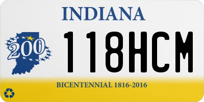 IN license plate 118HCM