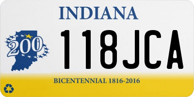 IN license plate 118JCA