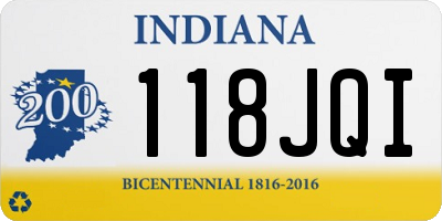 IN license plate 118JQI