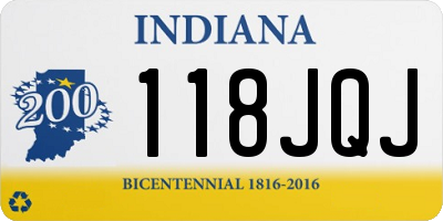 IN license plate 118JQJ