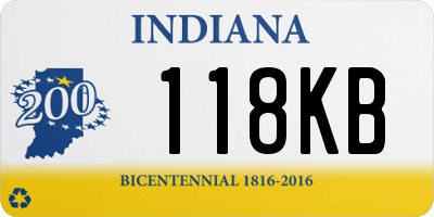IN license plate 118KB