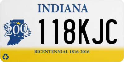 IN license plate 118KJC