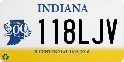 IN license plate 118LJV
