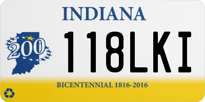 IN license plate 118LKI