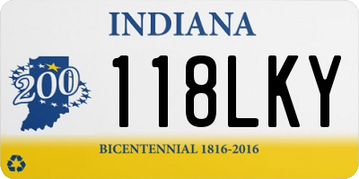 IN license plate 118LKY