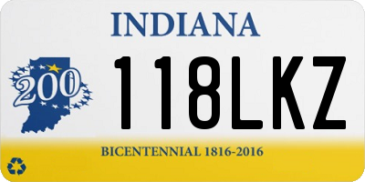 IN license plate 118LKZ