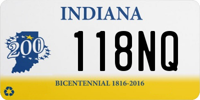 IN license plate 118NQ