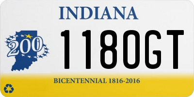 IN license plate 118OGT