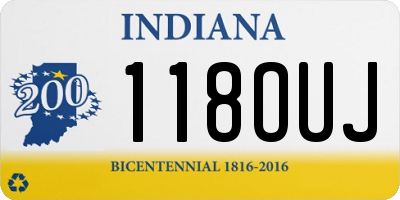 IN license plate 118OUJ