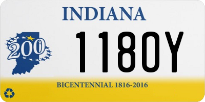 IN license plate 118OY