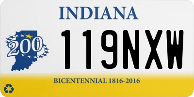 IN license plate 119NXW