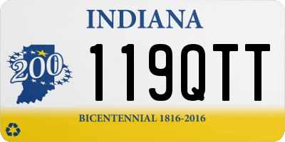IN license plate 119QTT