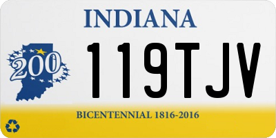 IN license plate 119TJV