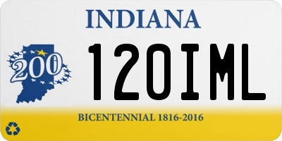 IN license plate 120IML